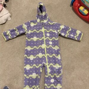 6-12m Columbia Fleece Bunting Suit